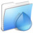 Aqua Stripped Folder Torrents Icon